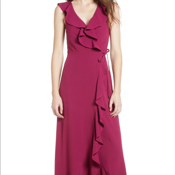 Leith NWT ruffle wrap dress - Picture 7 of 7